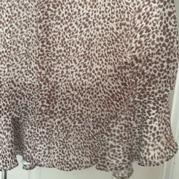 Express flowy sheer leopard print halter top - Picture 6 of 7